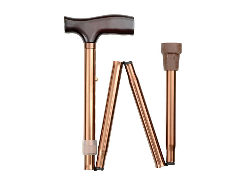 BENGALA DE ALUMINIO DOBRAVEL COR: CAFE