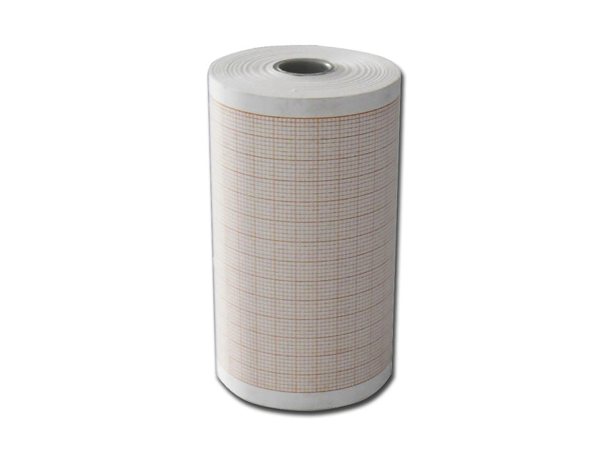 PAPEL TERMICO ECG 110x25MMx20M ROLO G.LARANJA 10UN