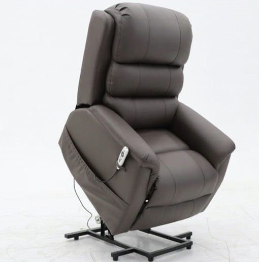 SOFA ELEVAÇÃO 1 MOTOR E MASSAGEM CASTANHO