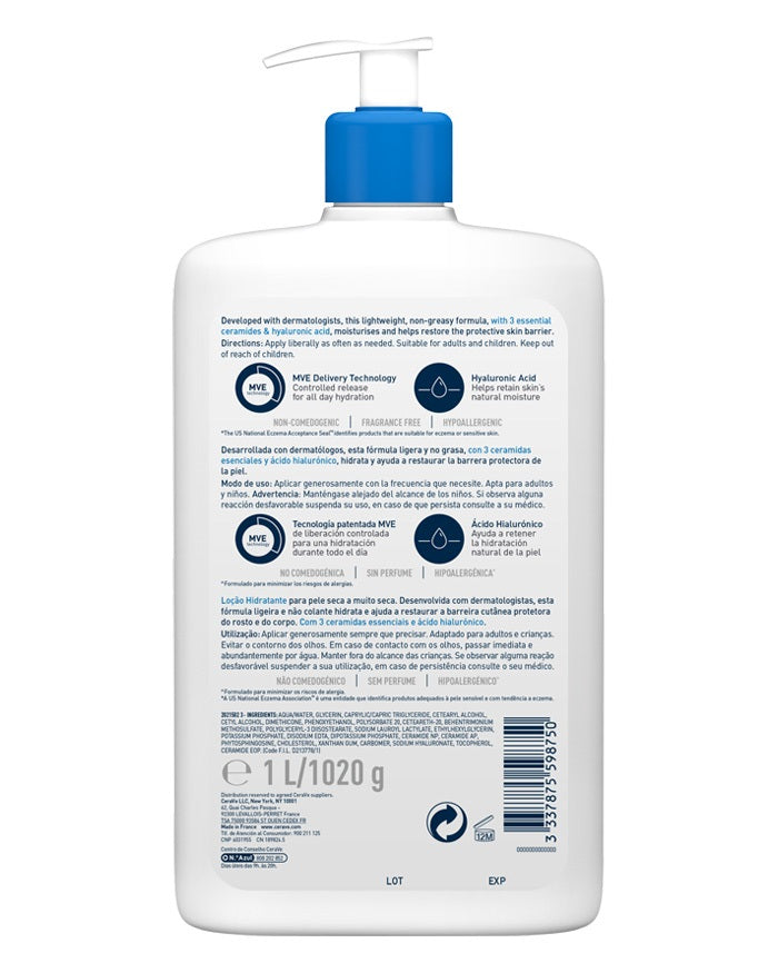 Cerave Loçao Hidratante 1 lt