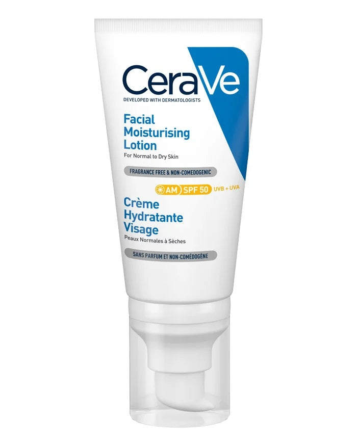 Cerave Loçao Facial Hidratante SPF50 52 ml
