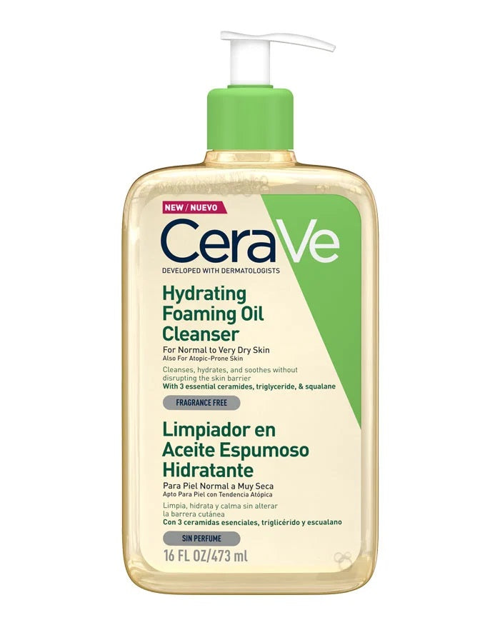 Cerave Oleo-Espuma de Limpeza Hidratante 473 ml