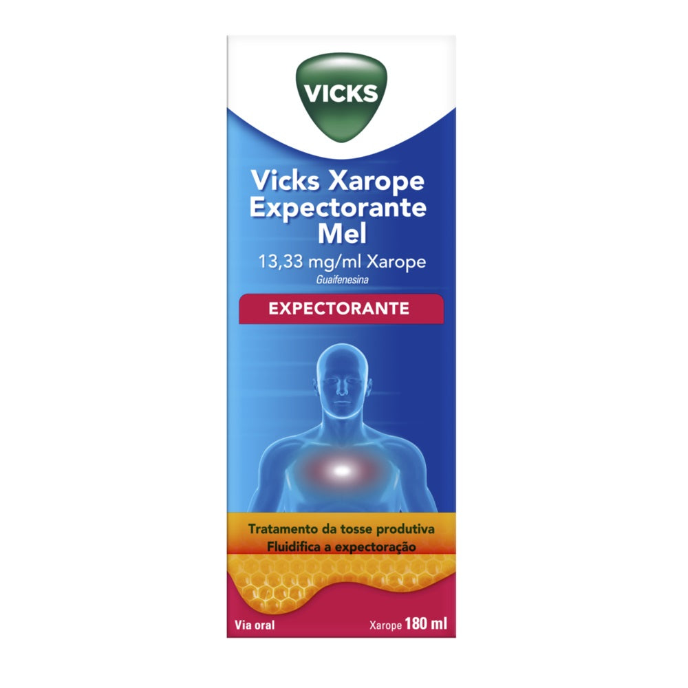 Vicks Xarope Expectorante Mel 180 ml
