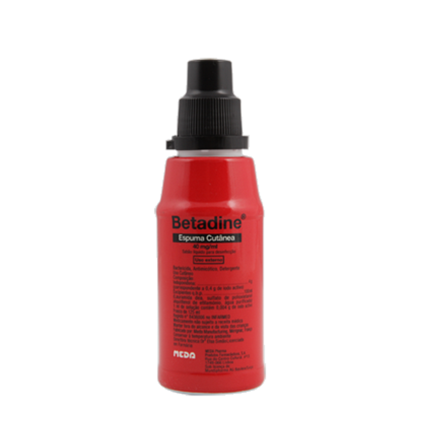 Betadine Espuma Cutanea 125 ml