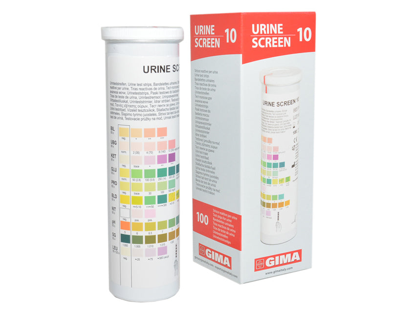 TIRAS DE URINA 10 PARAMETROS EMB100UN