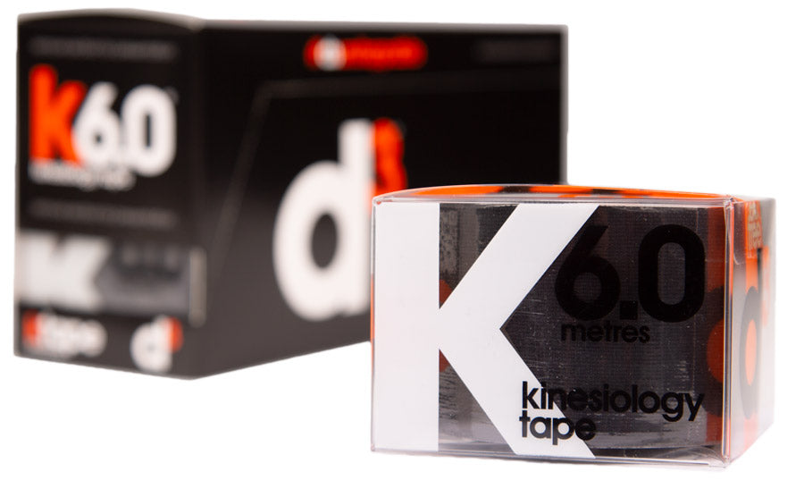 D3 K6.0 KINESIO TAPE 50MMX6.0M PRETO