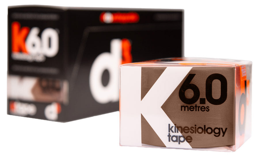 D3 K6.0 KINESIO TAPE 50MMX6.0M CASTANHO