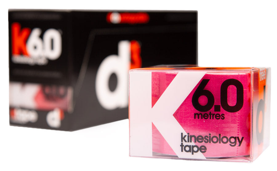 D3 K6.0 KINESIO TAPE 50MMX6.0M COR DE ROSA