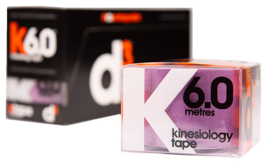 D3 K6.0 KINESIO TAPE 50MMX6.0M ROXO