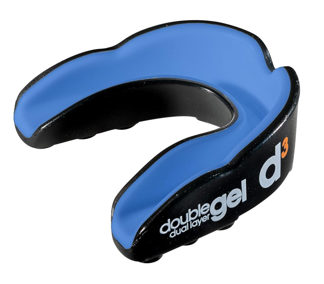 D3 PROT BUCAL DPL CAM. C/GEL DUPLO ADULTO PRT/AZUL