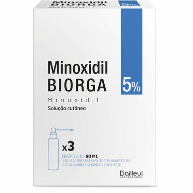 Minoxidil Biorga 5% 3X60 ml