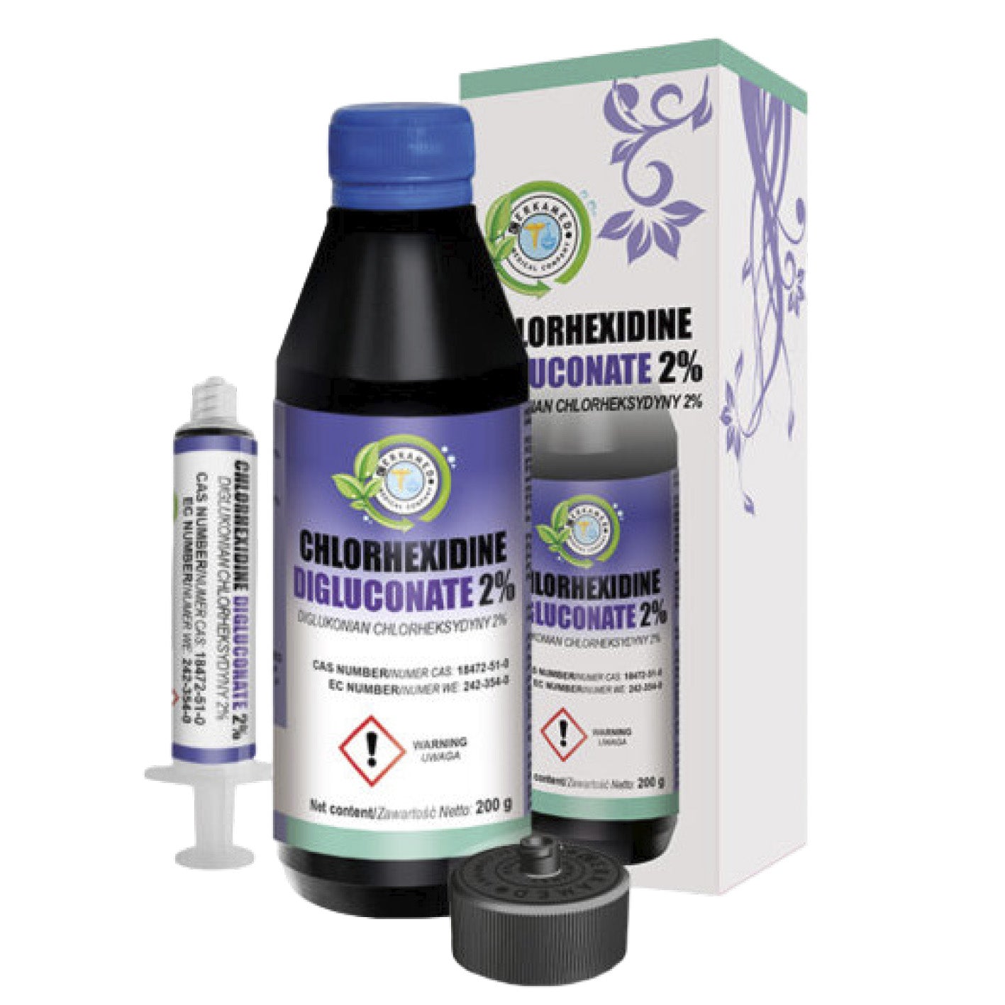 DIGLUCONATO DE CLOREXIDINA 2% - 200G CERKAMED