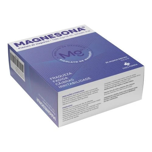 Magnesona 1500mg/10ml 20 ampolas
