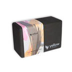 BLOCO DE ESPUMA EVA YELLOWBLOCK YOGA PRETO