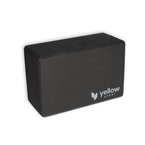BLOCO DE ESPUMA EVA YELLOWBLOCK YOGA PRETO