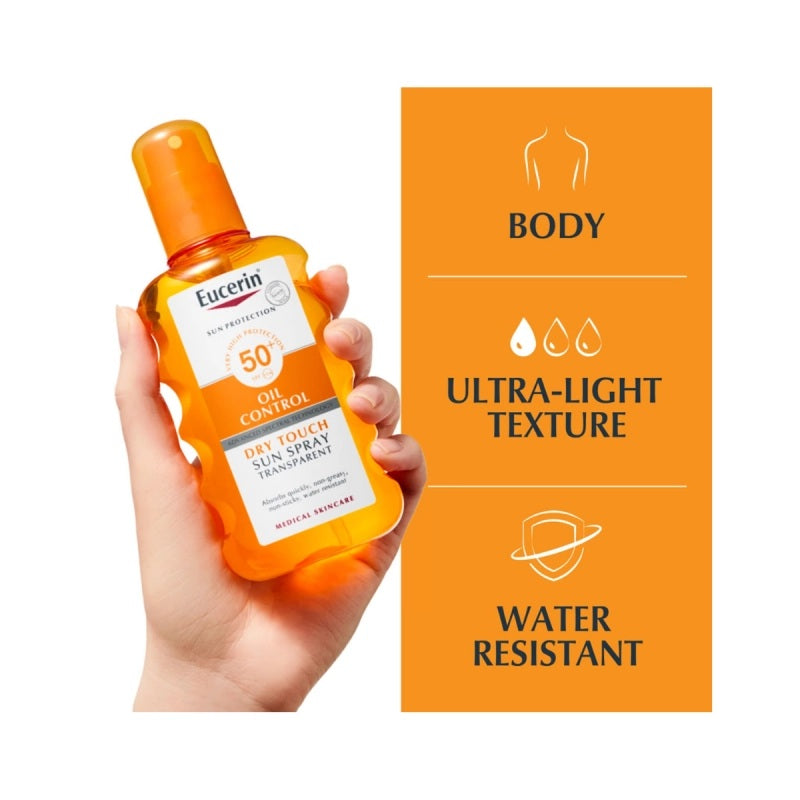 Eucerin Sun Protec Oil Control DT Spray Tran 200ml