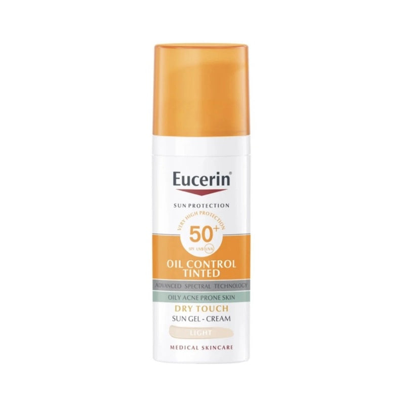 Eucerin Sun Gel Creme Oil Control Tinted Claro 50m