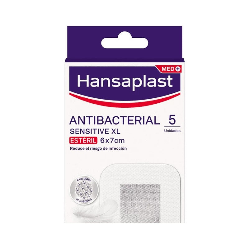 Hansaplast Pensos Sensitive XL 6x7 cm 5 strips