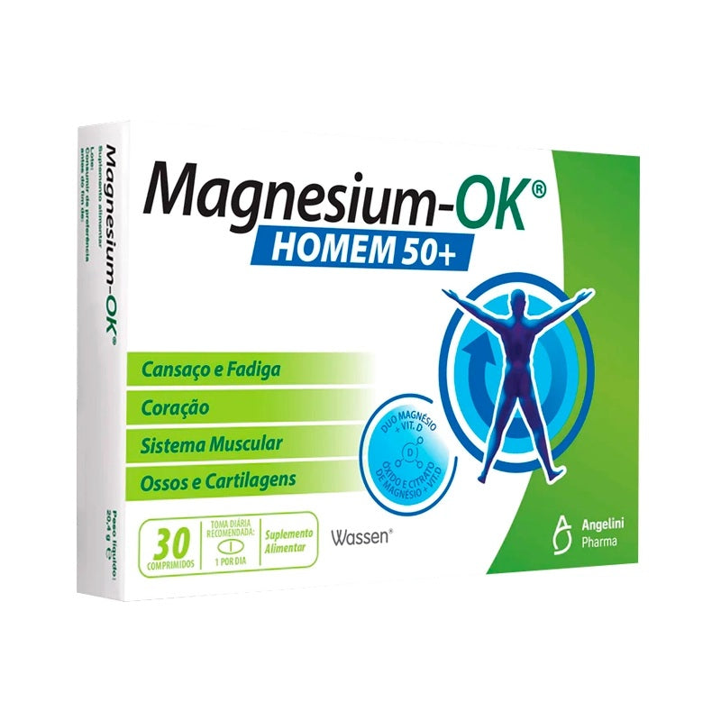 Magnesium OK 50+ Homem 30 comprimidos