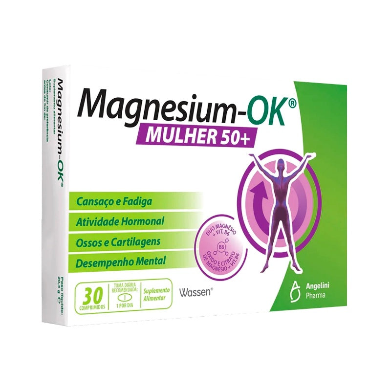 Magnesium OK 50+ Mulher 30 comprimidos