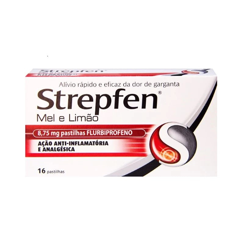 Strepfen Mel e limão, 8,75 mg x 16 pst