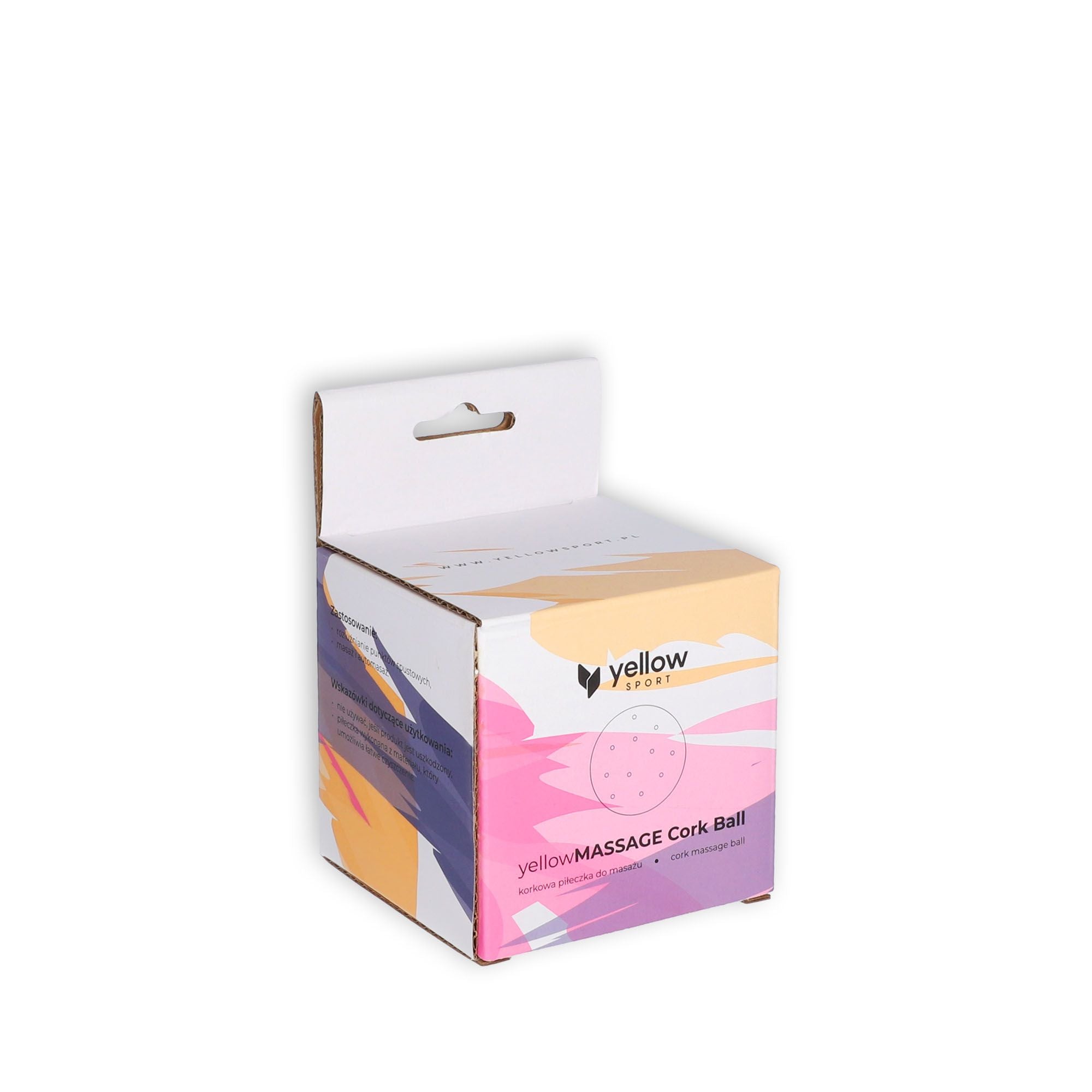 BOLA DE MASSAGEM EM CORTIÇA YELLOWMASSAGE
