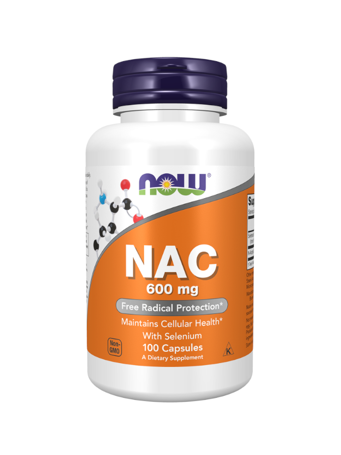 NOW NAC-Acetil Cisteina 600 mg 100 capsulas