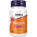 NOW Vitamina A 10000UI 100 capsulas moles