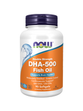 NOW DHA-500 Oleo de Peixe 90 capsulas moles