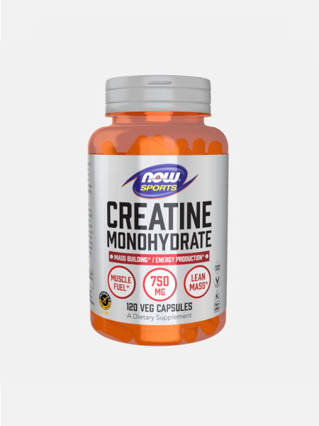 NOW Creatina 750 mg 120 capsulas