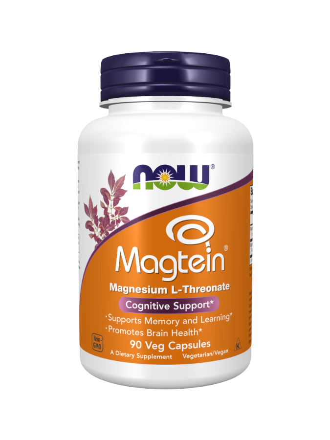 NOW Magtein Magnesio L-Treonato 90 capsulas