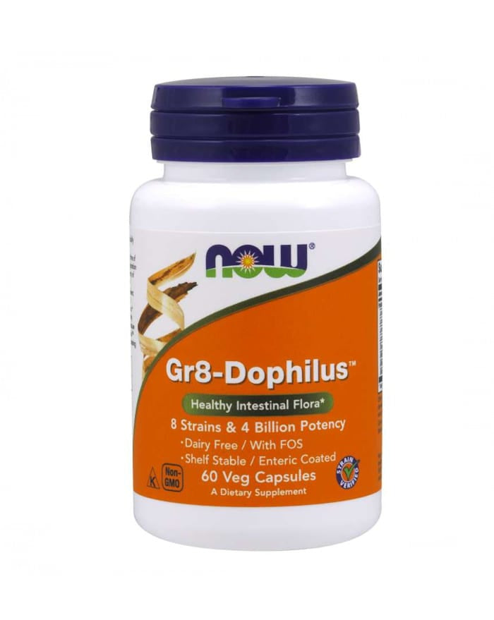 NOW GR8-Dophilus (Probioticos) 60 capsulas