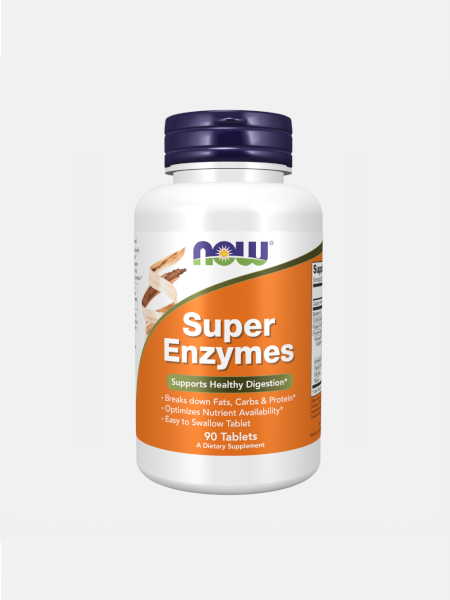 NOW Super Enzimas 90 comprimidos