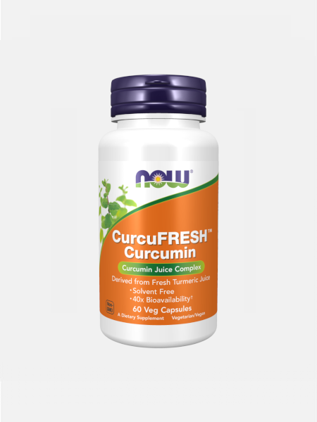 NOW Extrato de Curcuma 95% 60 capsulas vegetais