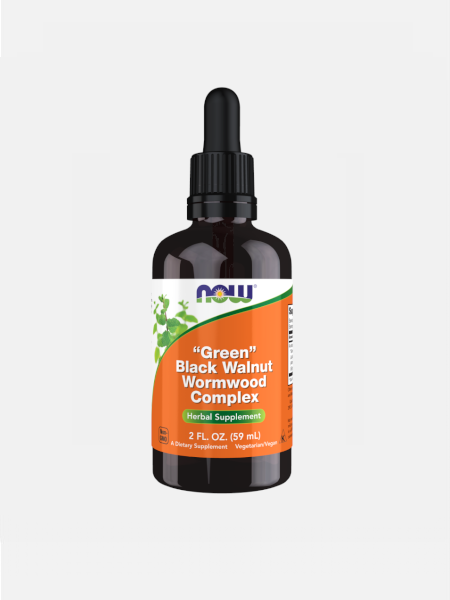 NOW Green Black Walnut Wormwood Complex 59 ml