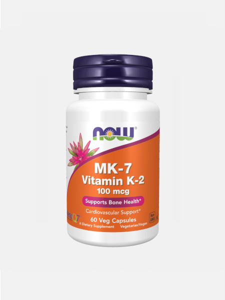 NOW Vitamina K-2 (MK-7) 100 mcg 60 capsulas