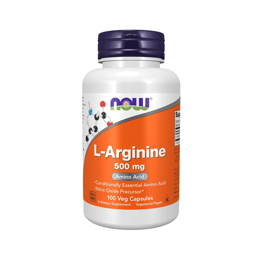 NOW L-Arginina 500 mg 100 capsulas
