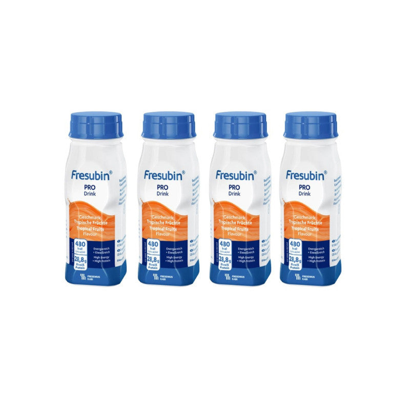 FRESUBIN PRO DRINK FRUTOS TROPICAIS PK4UN