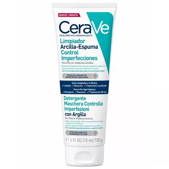 CERAVE ESPUMA DE LIMPEZA COM ARGILA ANTI-IMPERFEICOES 118ML