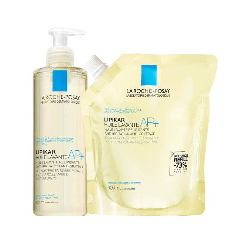LRP PACK LIPIKAR OLEO LAVANTE AP+ 400 ML + REFILL