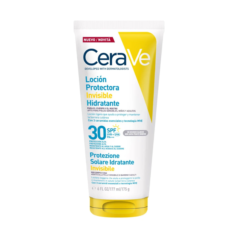CERAVE LOCAO SOLAR HIDRATANTE INVISIVEL SPF30+ 177