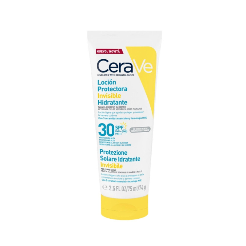 CERAVE LOCAO SOLAR HIDRATANTE INIVISIVEL SPF30+ 75