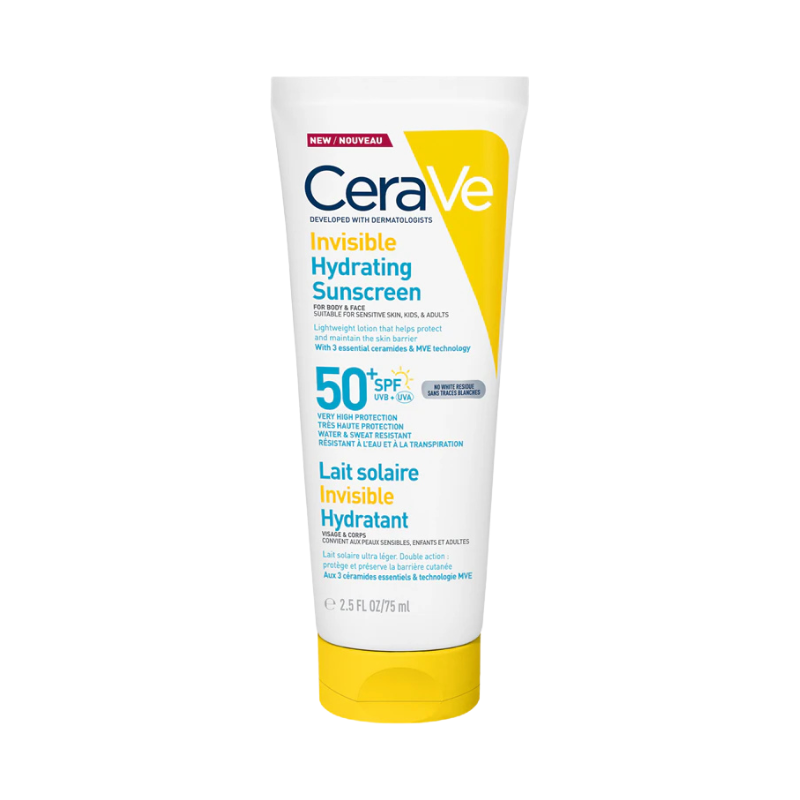 CERAVE LOCAO SOLAR HIDRATANTE INIVISIVEL SPF50+ 75