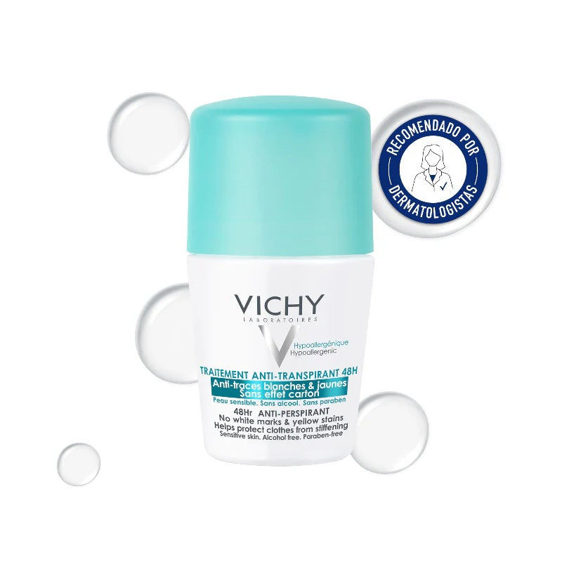 VICHY DUPLO DEO ROLL ON ANTI MANCHAS VERDE 48H 50ML